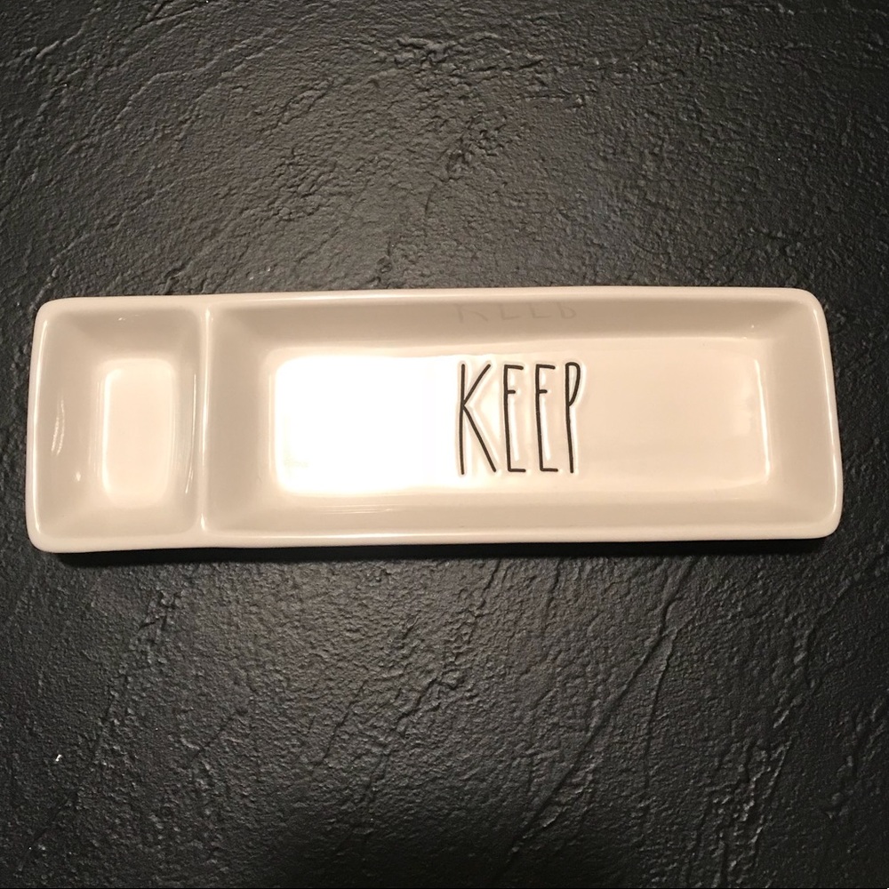 Keep 2 section dish/organizer